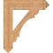 Ekena Millwork Olympic Arts & Crafts Smooth Bracket, Western Red Cedar, 5 1/2"W x 28"D x 32"H BKT06X28X32OLY03SWR - alternate 2